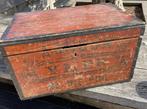 Houten kist (Stijfsel “Amicon Royal”) Brocante, Antiek en Kunst, Ophalen of Verzenden