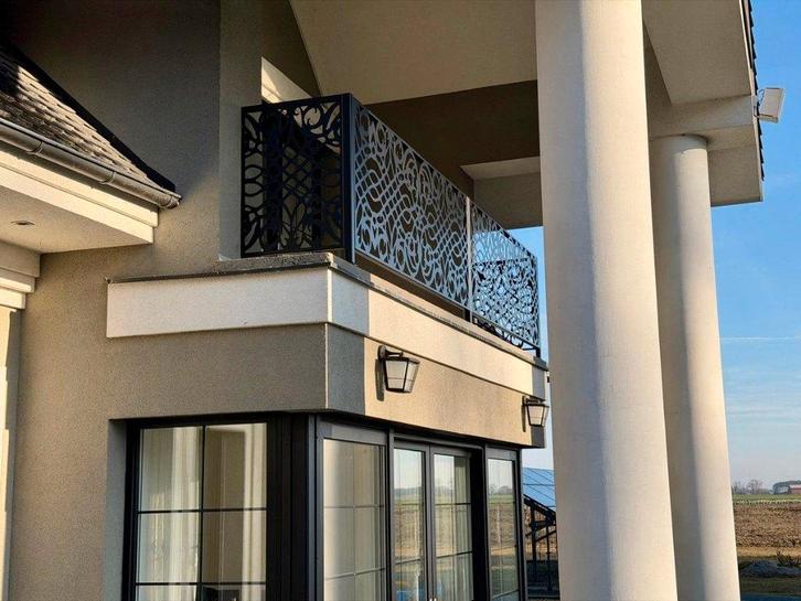 Metalen balkonbalustrade en trapbalustrade – maatwerk reling, Doe-het-zelf en Verbouw, Metalen, Nieuw, Verzenden