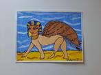 Schilderij Sfinx met vleugels 25, Ophalen of Verzenden