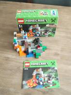 lego minecraft 21113 the cave (2014), Kinderen en Baby's, Speelgoed | Duplo en Lego, Complete set, Gebruikt, Ophalen of Verzenden