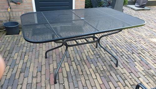 Kettler/Royal Garden/Engarden TUINTAFEL 145 x 90 x 72 cm., Tuin en Terras, Tuintafels, Gebruikt, Rechthoekig, Metaal, Ophalen