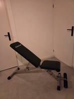 Inklapbare fitnessbank / halterbank, Ophalen of Verzenden, Zo goed als nieuw, Krachtstation