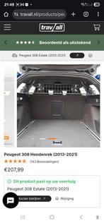 Travall Hondenrek Peugeot 308 SW (2013-2021), Auto diversen, Hondenrekken, Ophalen, Zo goed als nieuw
