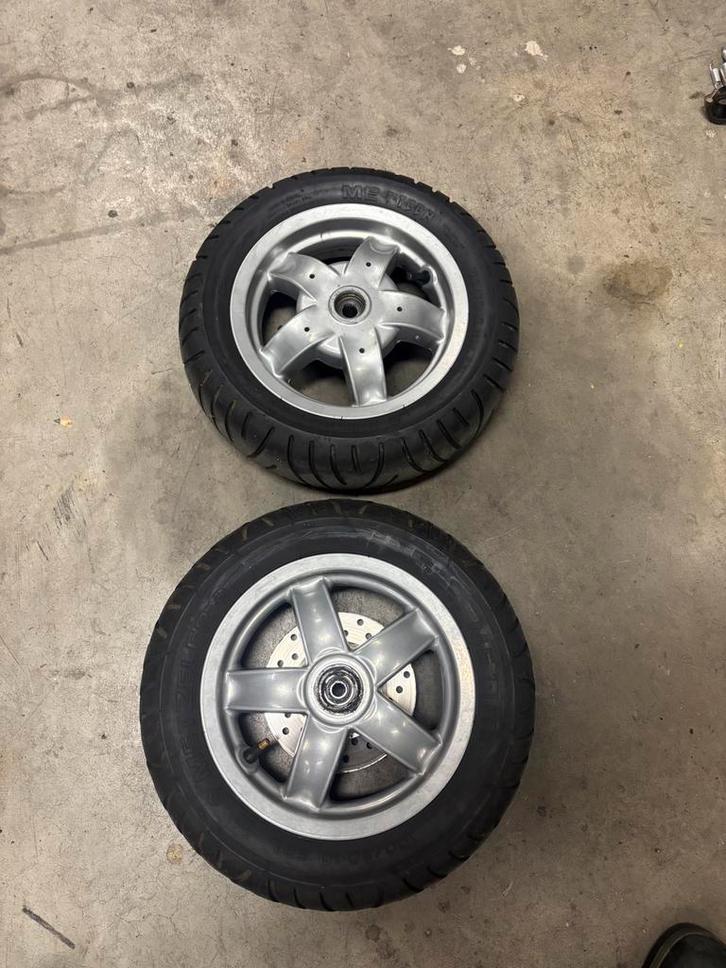 Piaggio zip velgenset goede staat, Motoren, Tuning en Styling, Ophalen