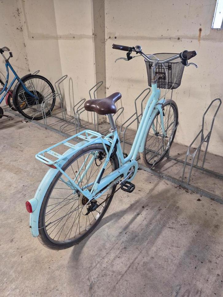 B'Twin Elops Damesfiets 26 inch - Opknapper, Fietsen en Brommers, Fietsen | Dames | Damesfietsen, Gebruikt, Overige merken, Versnellingen