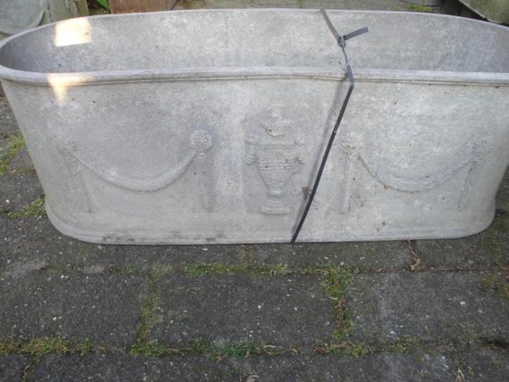 aluminium bloembakken voor binnen of buiten, Antiek en Kunst, Curiosa en Brocante, Ophalen of Verzenden