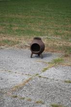 Gietijzeren terraskachel vuurpot, Ophalen, Gebruikt, Nvt, Nvt