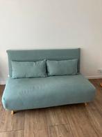 Maison du Monde Slaapbankje, Ophalen, Blauw, Tweepersoons, 140 cm