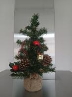 Klein ouderwets kerstboompje inclusief accessoires 35cm hoog, Diversen, Kerst, Ophalen of Verzenden