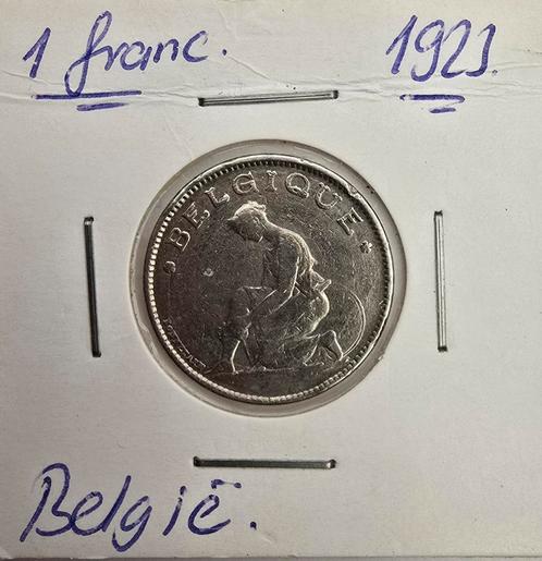 Belgie 1 franc 1923, Postzegels en Munten, Munten | België, Ophalen