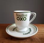 Vintage OXO bouillonkop en schotel, Ophalen of Verzenden