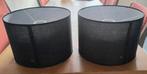 Twee zwarte lampenkappen 30cm x 20cm, Ophalen, Rond, Minder dan 25 cm