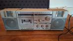 Radio met cassettespeler jaren 80, Audio, Tv en Foto, Radio's, Ophalen of Verzenden, Gebruikt, Radio