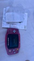 Gameboy advance met custom shell en repro pokemon, Spelcomputers en Games, Spelcomputers | Nintendo Game Boy, Ophalen, Zo goed als nieuw