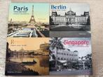 Berlin, Paris, Rome & Singapore Then And Now, Ophalen of Verzenden, 20e eeuw of later, Zo goed als nieuw, Europa