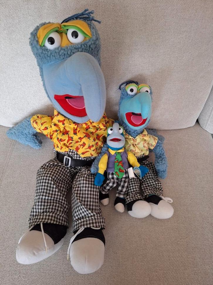 Vintage Muppets Gonzo Knuffels - 4 stuks, Verzamelen, Speelgoed, Gebruikt, Ophalen of Verzenden