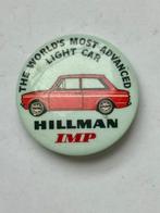 Button Hillman IMP The World’s Most Advanced Light Car, Ophalen of Verzenden, Zo goed als nieuw, Merk, Button