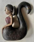 Mami Wata Antieke Afrikaanse sculptuur zeemeermin kunst, Ophalen of Verzenden