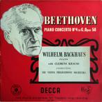 Beethoven - klavierconcert 4 - Backhaus / Krauss (1955), Gebruikt, Ophalen of Verzenden, Orkest of Ballet, 12 inch