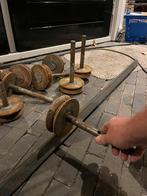 V groef wielen 120 mm, Doe-het-zelf en Verbouw, Deuren en Horren, Ophalen, Gebruikt, Minder dan 80 cm, Overige typen