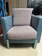Leolux Memphis Design jaren  90 verstelbare fauteuil, Ophalen, Metaal, Memphis Design Dutch Design retro vintage, 75 tot 100 cm