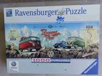 Ravensburger Volkswagen busjes panorama puzzel 1000 stukjes., Ophalen of Verzenden, 500 t/m 1500 stukjes, Zo goed als nieuw, Legpuzzel