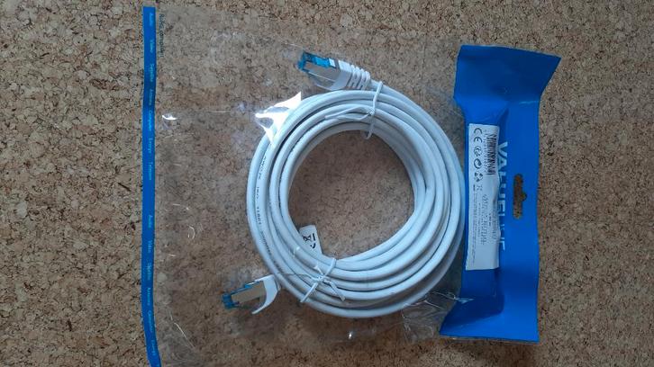 -NIEUWE- UTP ethernetkabels CAT6a S/FTP 5 mtr. netwerkkabels, Computers en Software, Pc- en Netwerkkabels, Nieuw, Ophalen of Verzenden