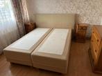 Electrisch Verstelbare Boxspring 160x200, Huis en Inrichting, Slaapkamer | Boxsprings, Ophalen, Gebruikt, Beige, Tweepersoons