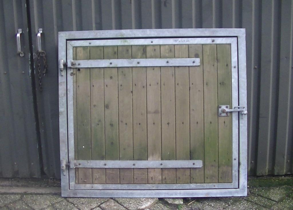 🌈Staldeur / stal luik / stalraam / 125 x 112 cm. 🌈, Ophalen, Gebruikt