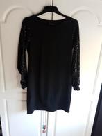 Zwart jurkje met glittter one size, Verzenden