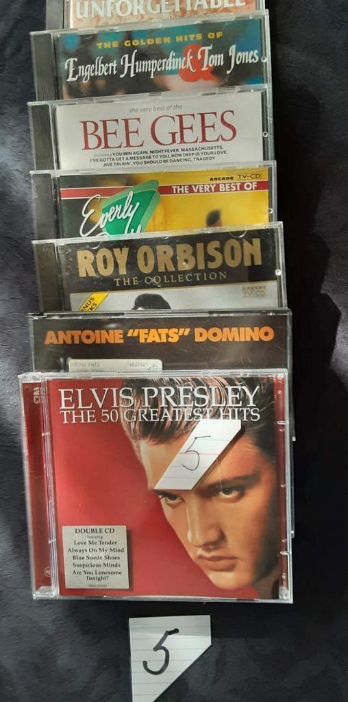 DIV.CD'S VAN O.A.ELVIS, BEE GEES, FATS. [ 5 ], Cd's en Dvd's, Cd's | Verzamelalbums, Zo goed als nieuw, Pop, Ophalen of Verzenden