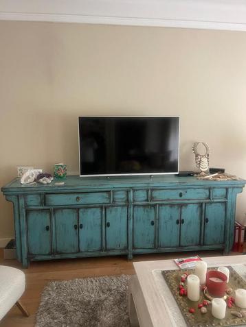 Balinese/ Indiase kast turquoise handgemaakt beschikbaar voor biedingen