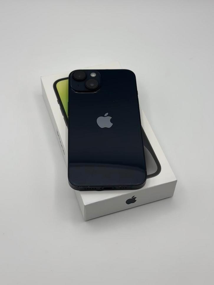 iPhone 14 | 128 GB | Midnight | Redelijk | Garantie, Telecommunicatie, Mobiele telefoons | Toebehoren en Onderdelen, Gebruikt