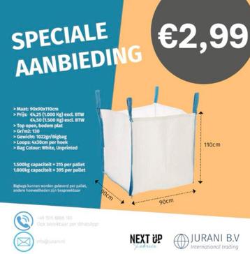 Big bags beschikbaar voor biedingen