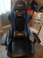 Gamestoel niet veel gebruikt, Huis en Inrichting, Bureaustoelen, Ophalen, Blauw, Zo goed als nieuw, Gaming bureaustoel