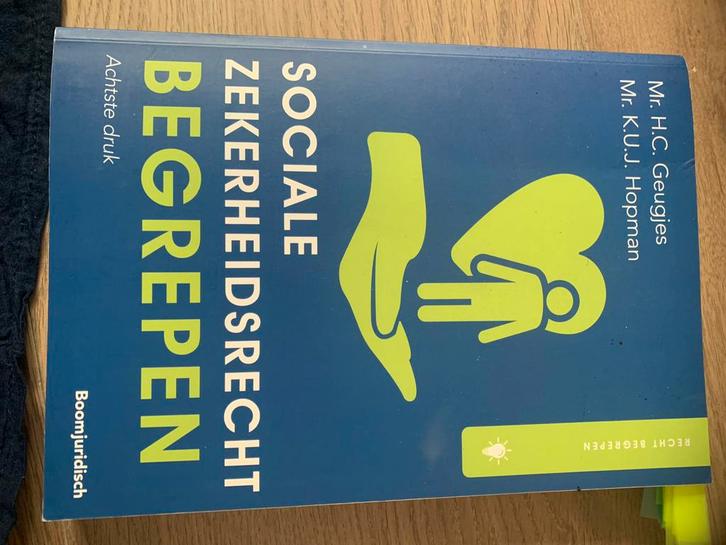 Sociale Zekerheidsrecht Begrepen - 8e druk, Boeken, Studieboeken en Cursussen, Zo goed als nieuw, HBO, Gamma, Ophalen of Verzenden