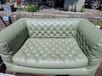 Blofield mosgroen Chesterfield opblaasbare design bank, Ophalen, Zo goed als nieuw, Kunststof