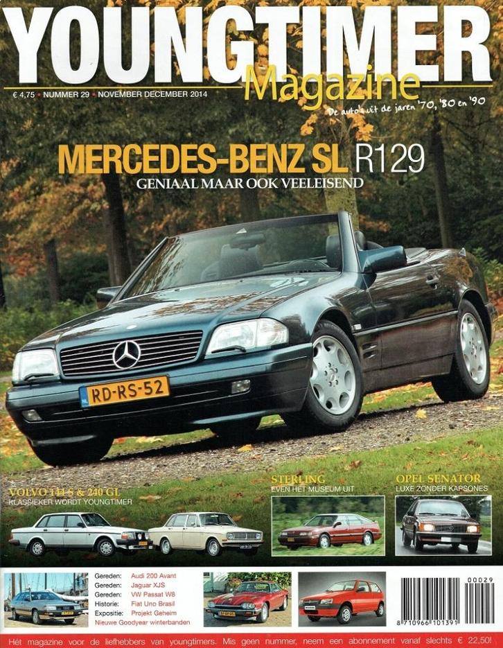 Youngtimer Magazine 2014 nr. 29 (o.a. Mercedes-Benz SL R129), Boeken, Auto's | Folders en Tijdschriften, Gelezen, Algemeen, Verzenden