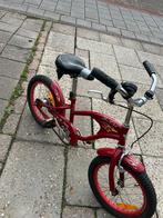 Stoere 16 inch kinderfiets met vlammen, Fietsen en Brommers, Ophalen of Verzenden, Gebruikt