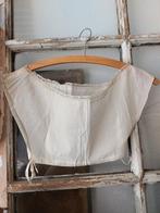 corset cover 1800s bodice frans franse wit oud oude regency, Ophalen of Verzenden