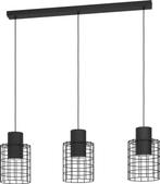 Nieuw. EGLO Milligan Hanglamp - E27 - 103 cm - Zwart, Nieuw, Ophalen of Verzenden, 75 cm of meer