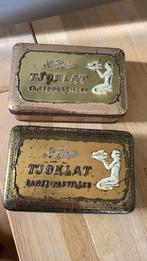 2 Vintage nostalgische Tjoklat Camée - Pastilles blikjes, Ophalen of Verzenden, Gebruikt, Overige