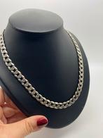 Z326 Prachtige zilveren cuban ketting 51 cm | 56 gram, Sieraden, Tassen en Uiterlijk, Kettingen, Ophalen of Verzenden, X, Zilver