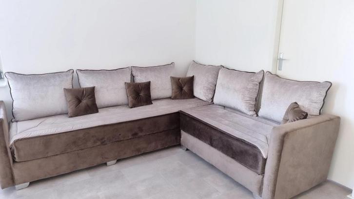 Marokkaanse Seddari Banken Set - Nieuwstaat!, Huis en Inrichting, Banken | Bankstellen, Zo goed als nieuw, Hoekbank, Vierpersoons of meer