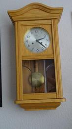 Wandklok Bim Bam Van Lichteiken Hout., Huis en Inrichting, Woonaccessoires | Klokken, Ophalen, Zo goed als nieuw, Analoog, Wandklok