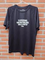 zwart rumag sport shirt met tekst – maat xl, Zwart, Ophalen of Verzenden, Zo goed als nieuw, Korte mouw