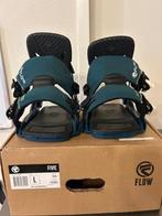 Flow Five Fusion Step in snowboardbinding maat L nieuw, Info@flow.com, Bindingen, Nidecker SA. Place de l'Industrie 2. 1180 Rolle VD Switzerland