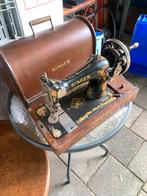 Antieke Singer Slinger Naaimachine met Koffer, Ophalen of Verzenden