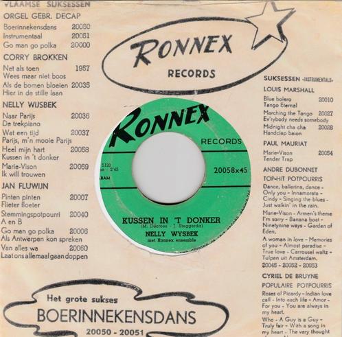 Nelly Wysbek - Kussen in 't donker / Heel, mijn hart, Cd's en Dvd's, Vinyl | Nederlandstalig, Gebruikt, Levenslied of Smartlap