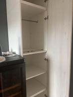 Kledingkast met hang en legplanken - Houtlook, Huis en Inrichting, Gebruikt, 200 cm of meer, 25 tot 50 cm, Overige materialen